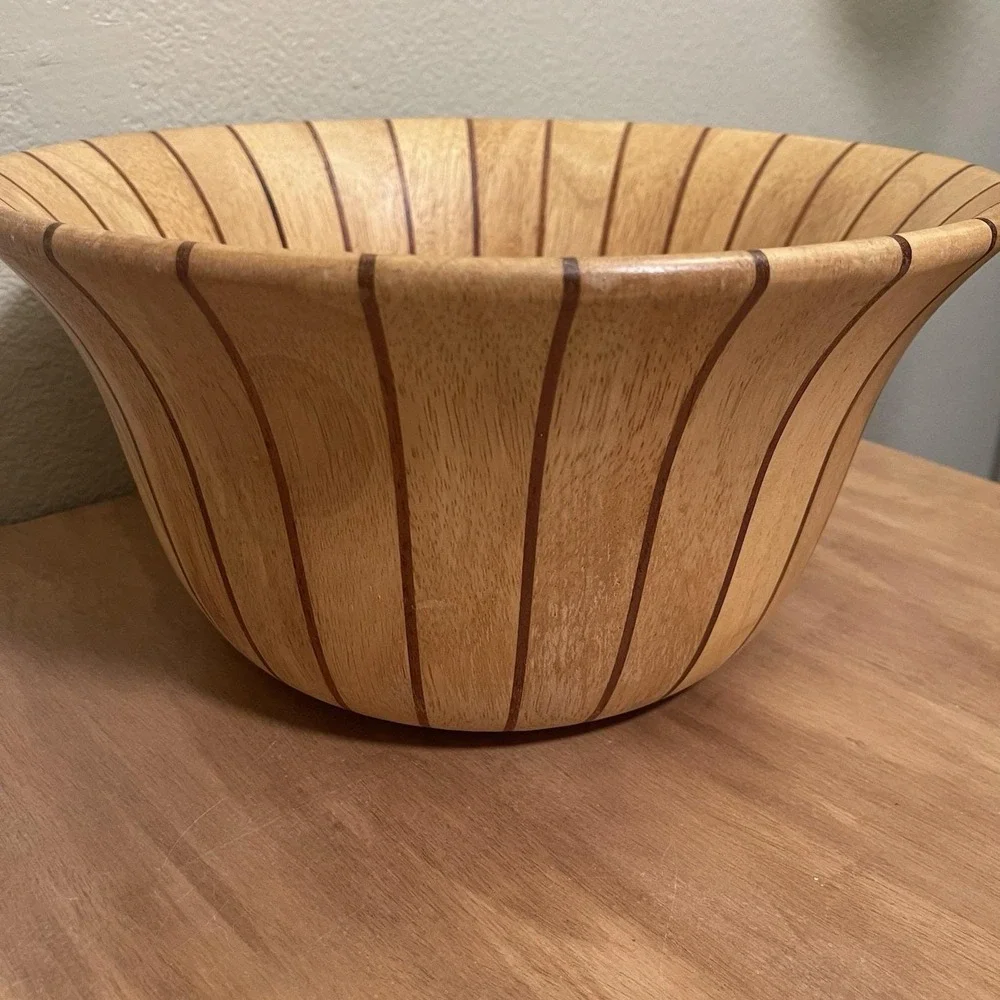 VTG Dansk Quistgaard Staved Tulip Bowl 13